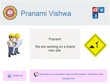 Tablet Screenshot of pranamivishwa.org